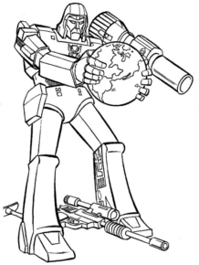 Disegno di Transformers da stampare e colorare 50