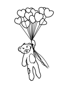 Disegno di San Valentino da stampare e colorare 3 Disegno di San Valentino da stampare e colorare 3