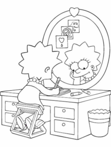 Disegno di I Simpson da stampare e colorare 93
