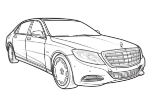 Disegno di automobile da stampare e colorare 324
