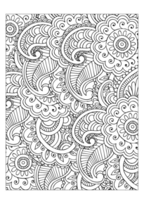 Disegno di mandala da stampare e colorare 1026