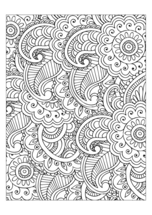 Disegno di mandala da stampare e colorare 1026