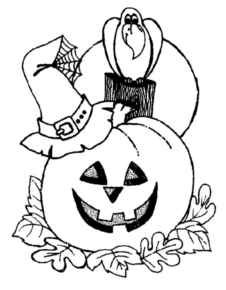 Disegno di zucca di Halloween da stampare e colorare 22 Disegno di zucca di Halloween da stampare e colorare 22