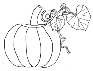 Disegno di zucca di Halloween da stampare e colorare 150