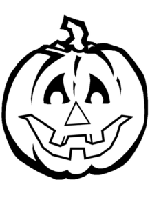 Disegno di zucca di Halloween da stampare e colorare 39
