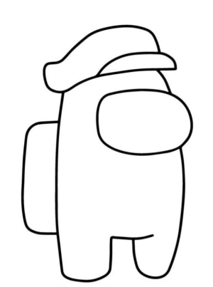 Disegno di Among us da stampare e colorare 5