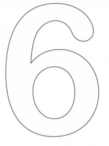 Disegno di numero da stampare e colorare 34