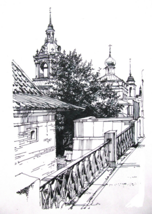 Disegno di monumento famoso da stampare e colorare 21