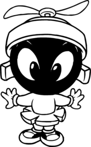 Disegno di Marvin il marziano da stampare e colorare