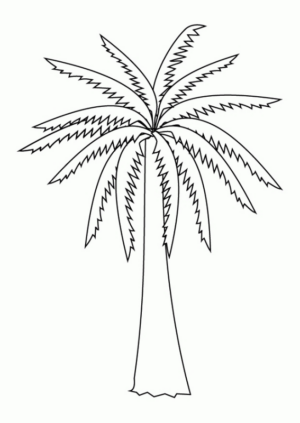 Disegno di albero da stampare e colorare 22