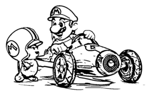 Disegno di Super Mario da stampare e colorare 114