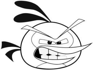 Disegno di Angry birds da stampare e colorare 31