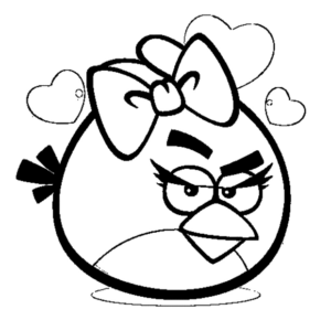 Disegno di Angry birds da stampare e colorare 30