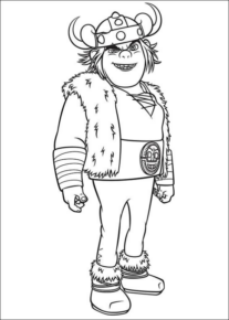 Disegno di Dragon Trainer da stampare e colorare 33 Disegno di Dragon Trainer da stampare e colorare 33