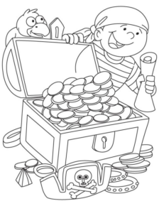 Disegno di soldo da stampare e colorare 18