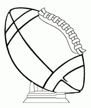 Disegno di football americano da stampare e colorare 84 Disegno di football americano da stampare e colorare 84
