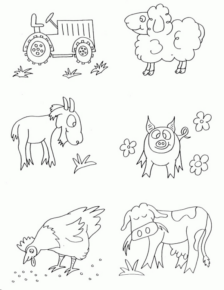 Disegno di pecora da stampare e colorare 4