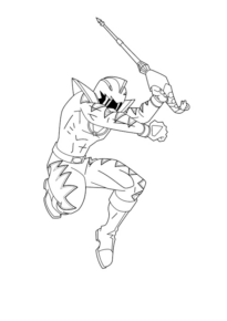 Disegno di Power Rangers da stampare e colorare 24
