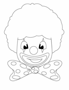 Disegno di clown da stampare e colorare 55