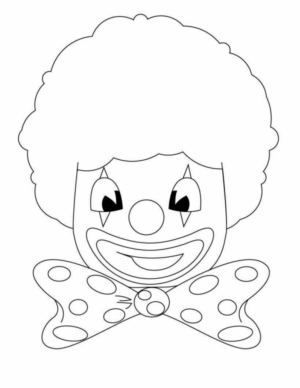 Disegno di clown da stampare e colorare 55