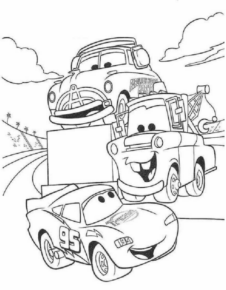 Disegno di Cars da stampare e colorare 257