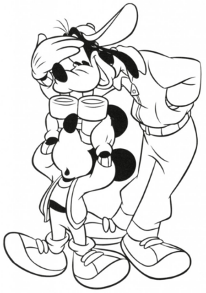 Disegno di Pippo da stampare e colorare 27