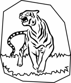 Disegno di tigre da stampare e colorare 50