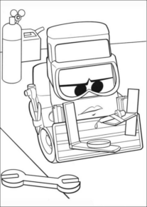 Disegno di Cars da stampare e colorare 277