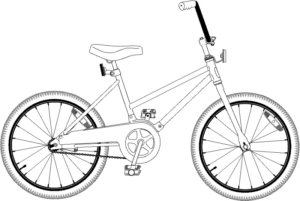 Disegno di bicicletta da stampare e colorare 37
