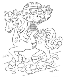 Disegno di Fragolina da stampare e colorare 7
