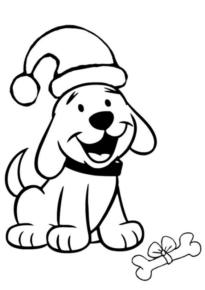 Disegno di cane da stampare e colorare 150