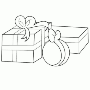 Disegno di regalo da stampare e colorare 34