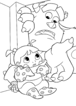 Disegni di Monsters & Co da colorare