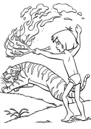 Disegno di Il libro della giungla da stampare e colorare 81 Disegno di Il libro della giungla da stampare e colorare 81