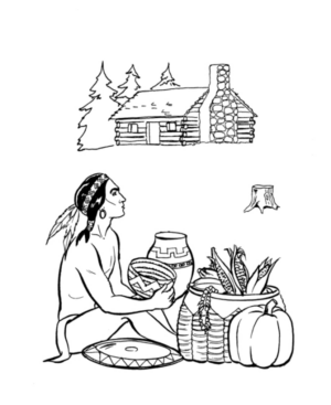 Disegno di Indiani d’America da stampare e colorare 18 Disegno di Indiani d’America da stampare e colorare 18