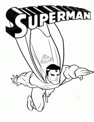 Disegno di Superman da stampare e colorare 31