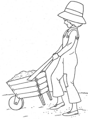 Disegno di giardiniere da stampare e colorare 16