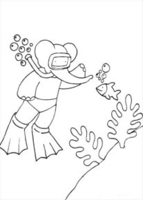 Disegno di Barbapap da stampare e colorare 3