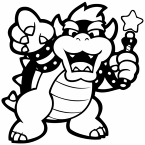 Disegno di Super Mario da stampare e colorare 6