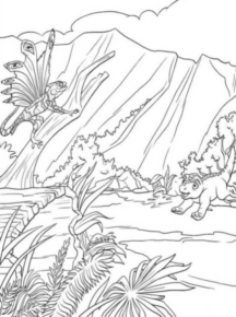 Disegno di Dinosauri – Il film da stampare e colorare 8