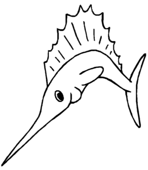 Disegno di pesce da stampare e colorare 21