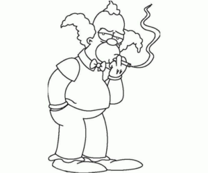 Disegno di I Simpson da stampare e colorare 65