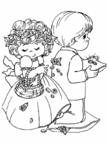 Disegno di San Valentino da stampare e colorare 80 Disegno di San Valentino da stampare e colorare 80