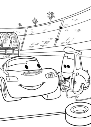Disegno di Cars da stampare e colorare 224