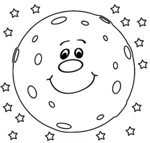 Disegno di pianeta da stampare e colorare 39