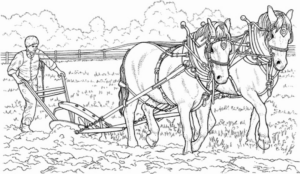Disegno di agricoltore da stampare e colorare 11