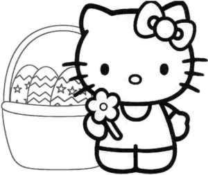 Disegno di Hello Kitty da stampare e colorare 22
