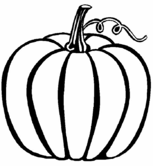 Disegno di zucca da stampare e colorare 27