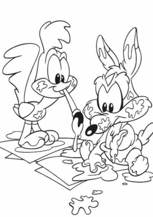 Disegno di Willy il coyote da stampare e colorare 5 Disegno di Willy il coyote da stampare e colorare 5