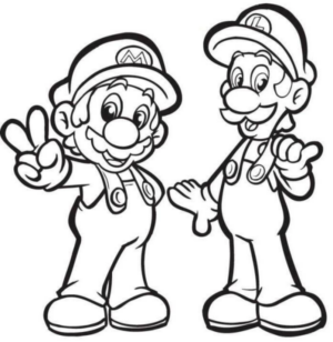 Disegno di Super Mario da stampare e colorare 89